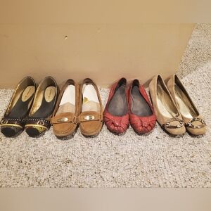 Four Pairs Of Women's Flats